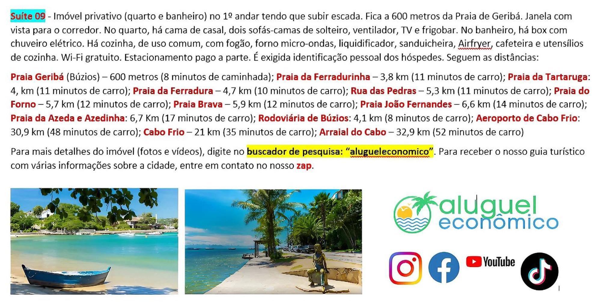 Apartamento - Geribá - Aluguel Econômico
