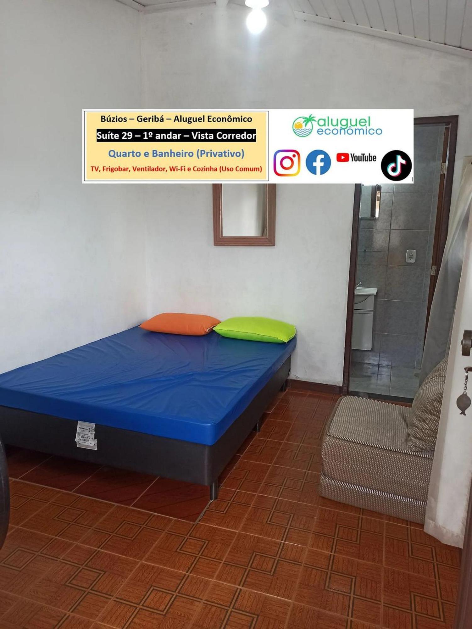 - Geribá - Aluguel Econômico Apartamento Búzios