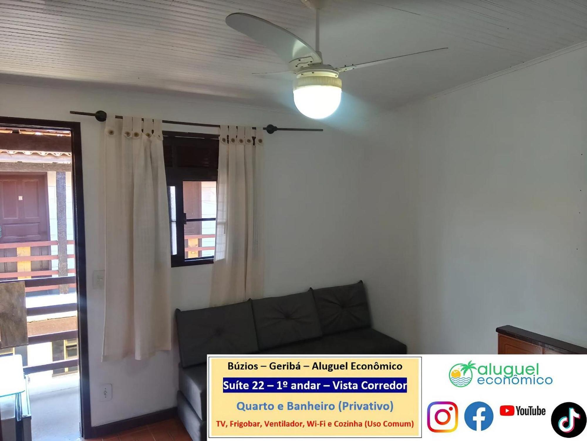 - Geribá - Aluguel Econômico Apartamento Búzios