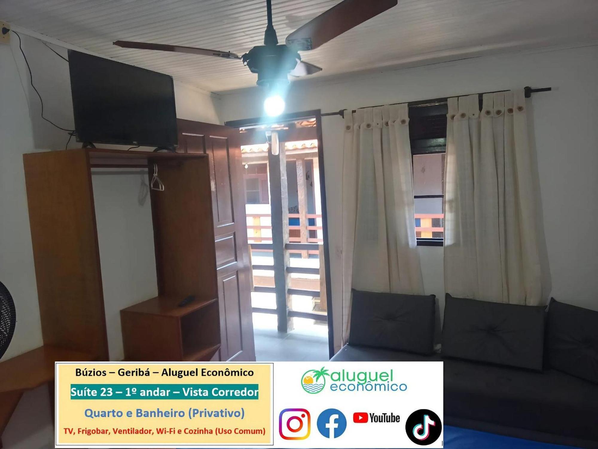 - Geribá - Aluguel Econômico Apartamento