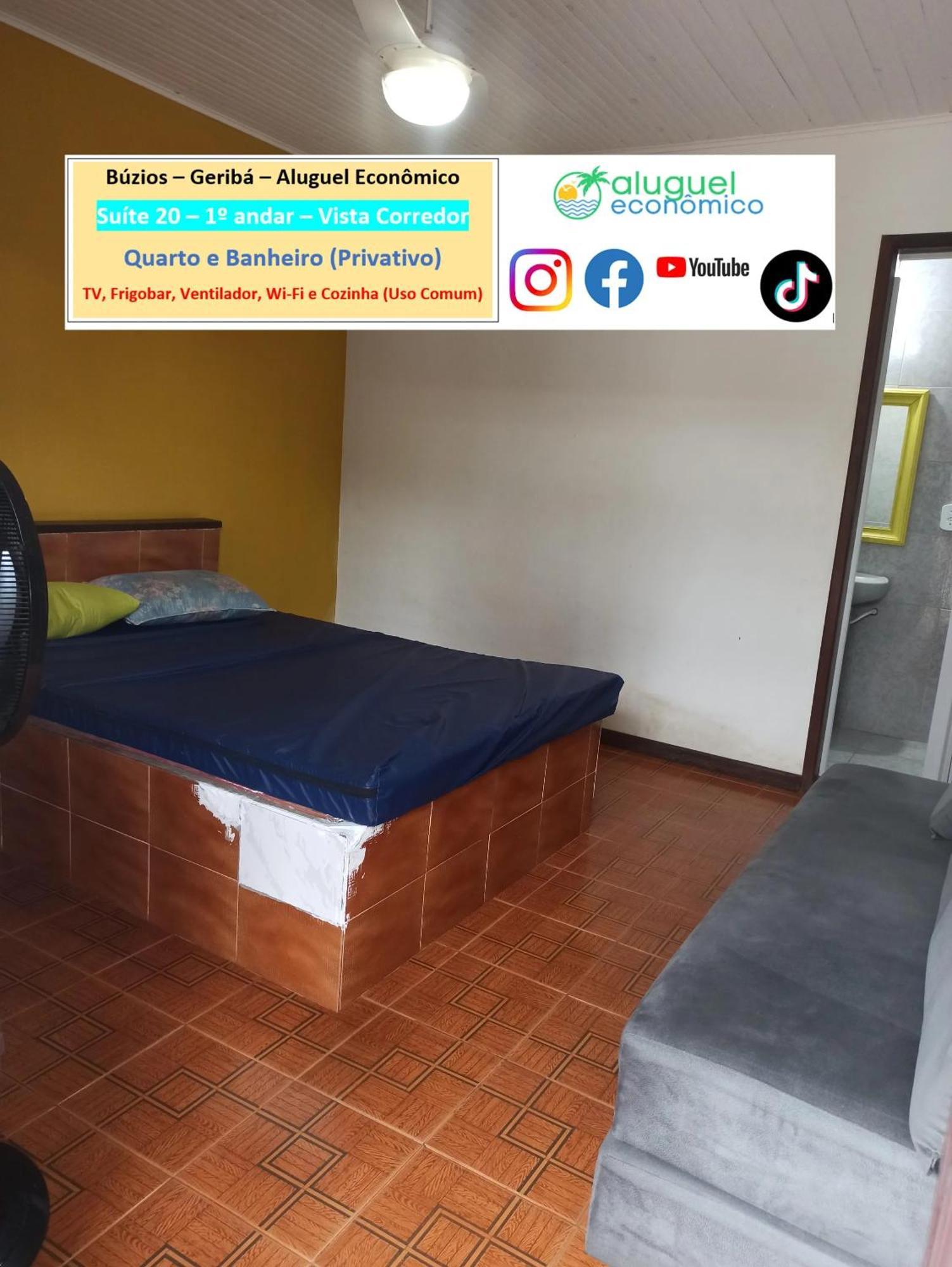 - Geribá - Aluguel Econômico Apartamento Búzios